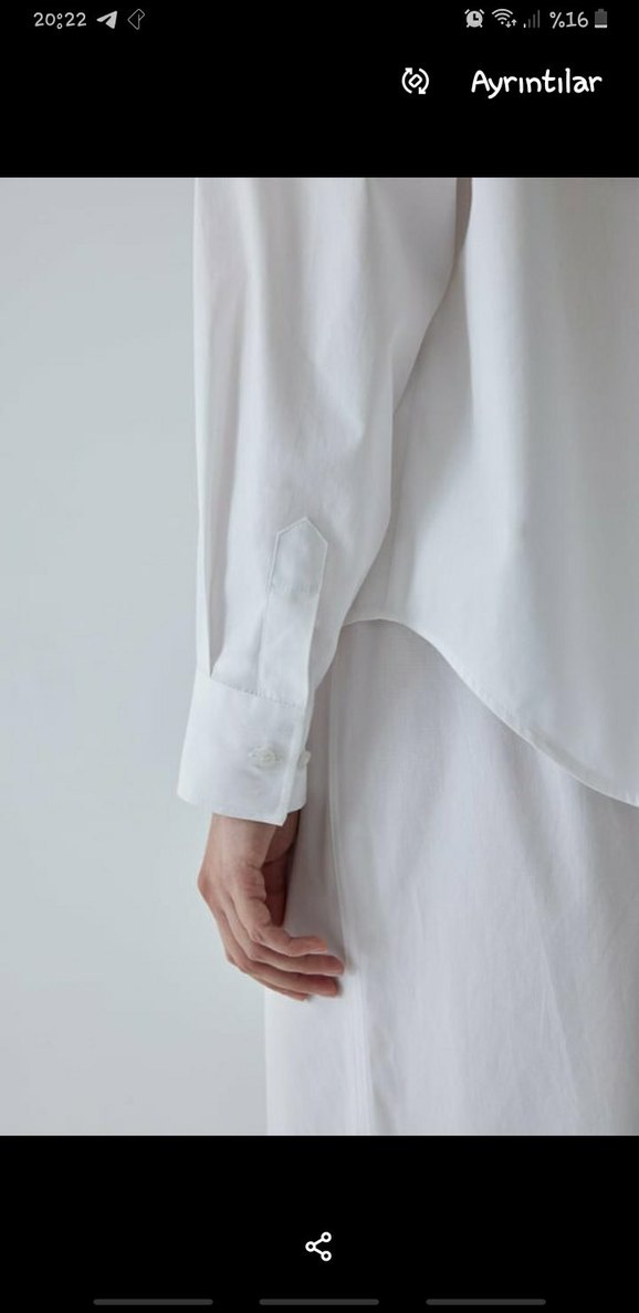 Beyaz Suud Kadın Gömlek - Görsel 3