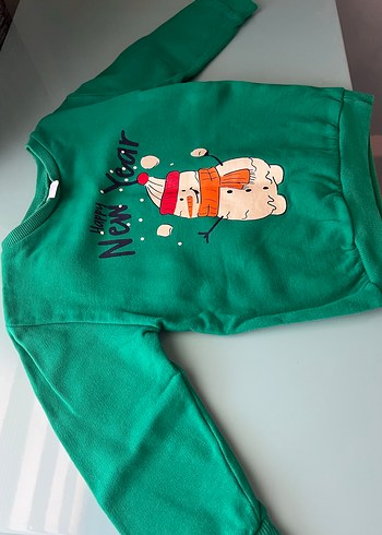 yilbasi temali sweatshirt - Görsel 2