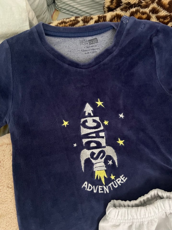 havlu kumas sicak tutan pijama takimi - Görsel 2