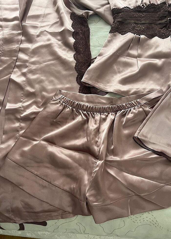 saten gecelik takimi - Görsel 4