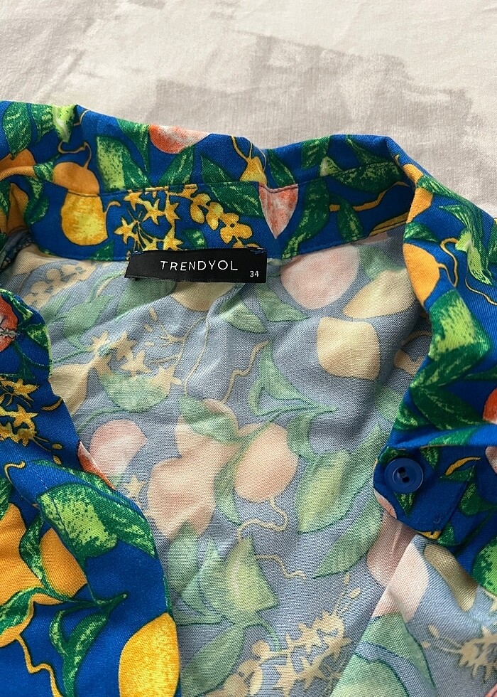 limon desenli yazlik tulum - Görsel 3