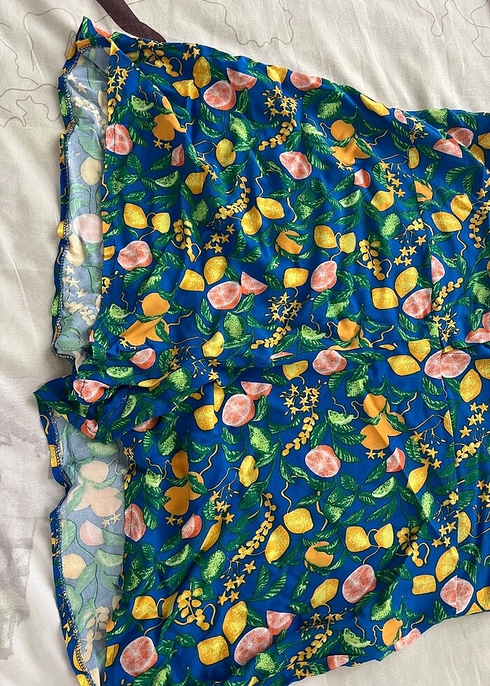 limon desenli yazlik tulum - Görsel 2