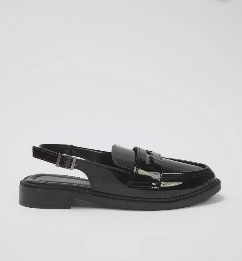 Siyah Rugan Loafer Ayakkabı - Görsel 3