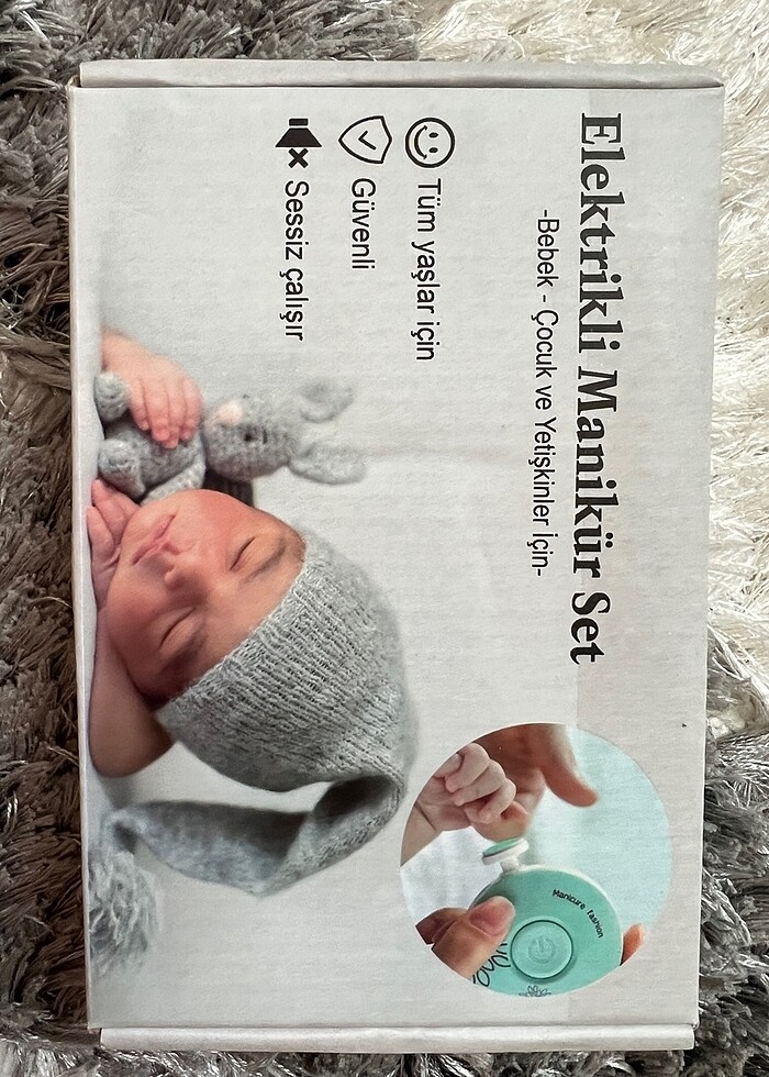 Elektrikli manikür seti bebek manikür - Görsel 2