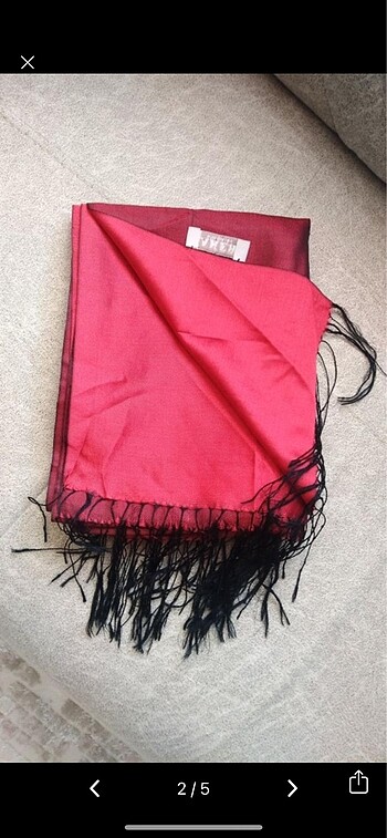Eker ipek şal - Görsel 2