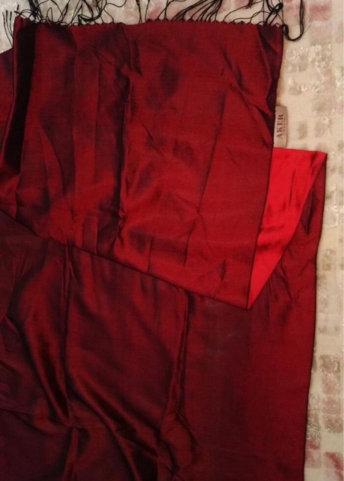 Eker ipek şal - Görsel 4