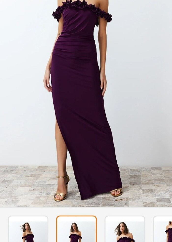 Straplez abiye - Görsel 2