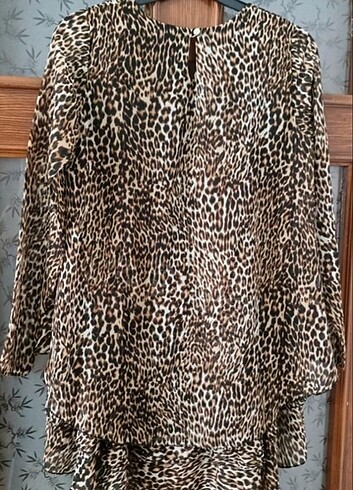 Leopar tunik / elbise - Görsel 6