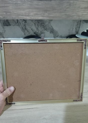 Altın Renkli Atlı Fayton Nakış Tablo - Görsel 3