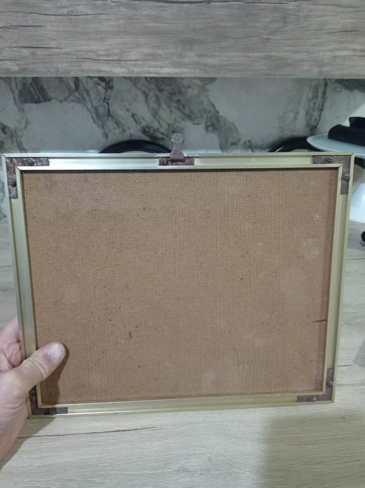 Altın Renkli Atlı Fayton Nakış Tablo - Görsel 3