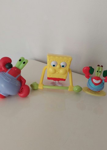 Nickelodeon Sünger Bob Bay Yengeç Salyangoz Gary Sandy Cheeks