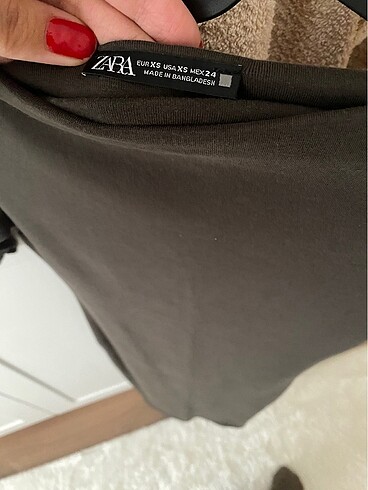 xs Beden Zara elbise