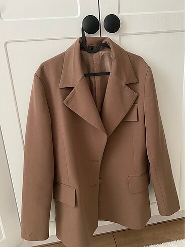 Kahverengi blazer ceket