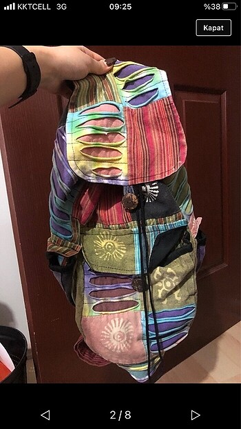 Urban Outfitters Y2k hippi tarzı sırt çantası