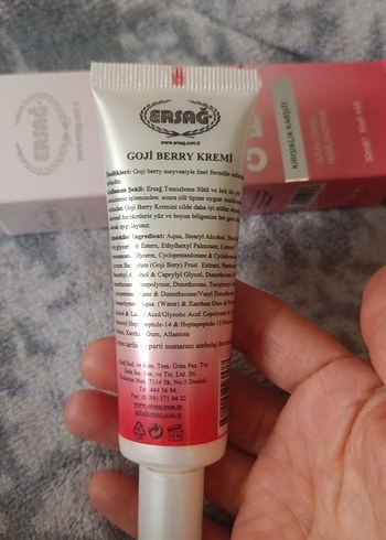 Ersağ Goji Berry cilt bakım kremi - Görsel 2