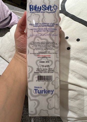 Beden Baby Softo 250 ml Kırmızı Cam Biberon