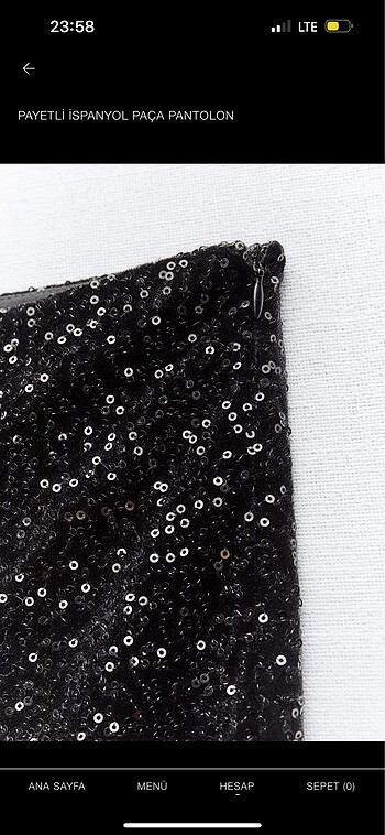 Zara Zara pullu flared pantolon