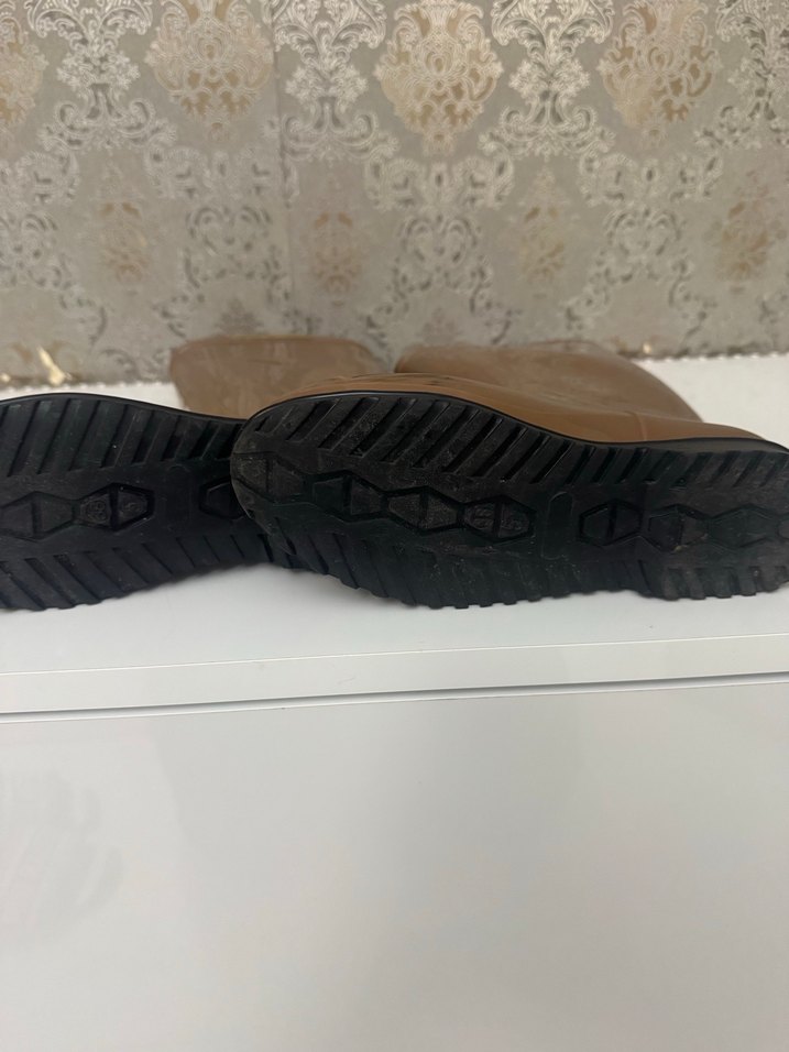 Bej Rugan Kadın Diz Boyu Çizme - Görsel 2