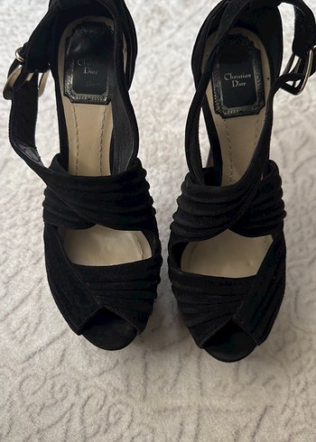 Klasik Siyah Platform Topuklu Kadın Abiye Ayakkabı - Görsel 6