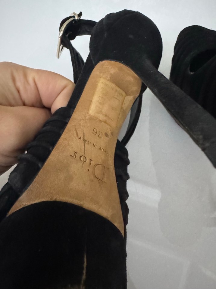 Klasik Siyah Platform Topuklu Kadın Abiye Ayakkabı - Görsel 4