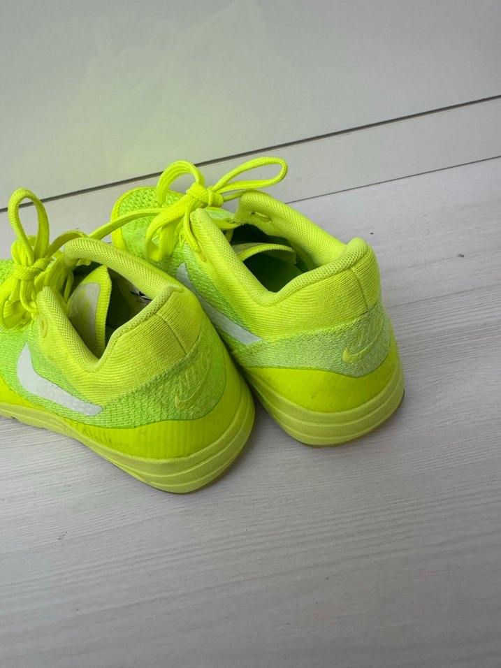 Sarı Kadın Spor Ayakkabı Bağcıklı Düz Taban - Görsel 3