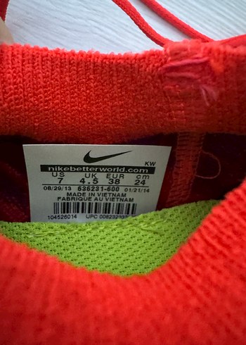 Kırmızı Bağcıklı Kadın Spor Ayakkabı - Görsel 3