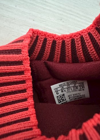 Kadın Kırmızı Örgü Spor Ayakkabı - Görsel 4