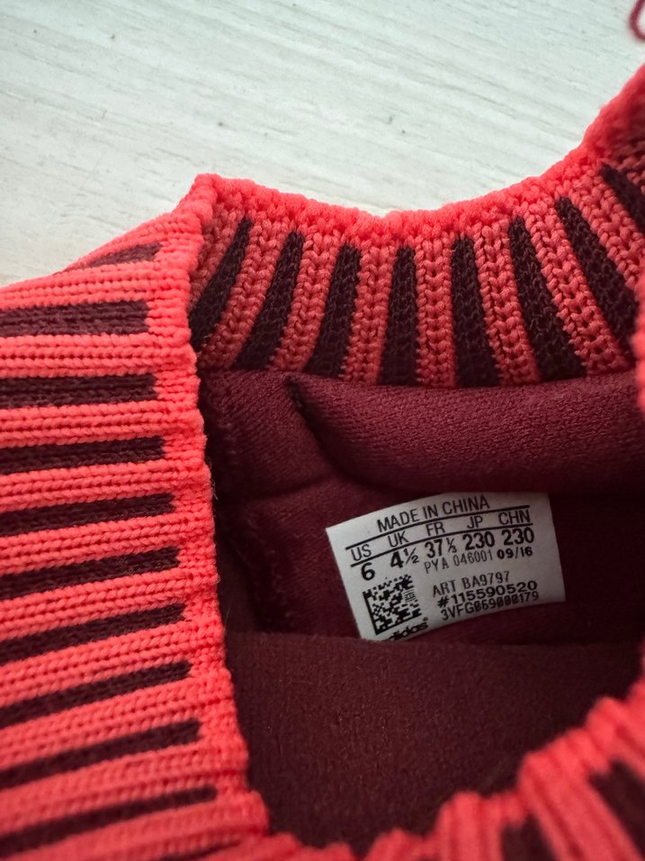 Kadın Kırmızı Örgü Spor Ayakkabı - Görsel 4