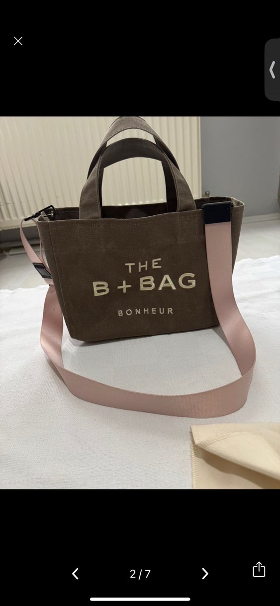 Orjinal Pastel Kahverengi Baskılı Kadın Çanta - Görsel 2