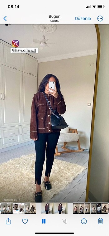 Zara ZARA MODEL TÜYLÜ YUMOŞ CEKET HIRKA