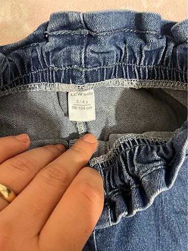 4 Yaş Beden Jean Pantolon