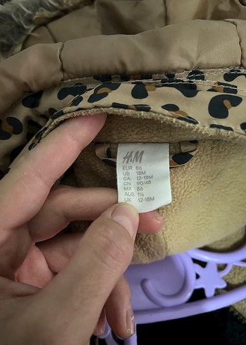 H&M Kahverengi Leopar Desenli Bebek Tulumu