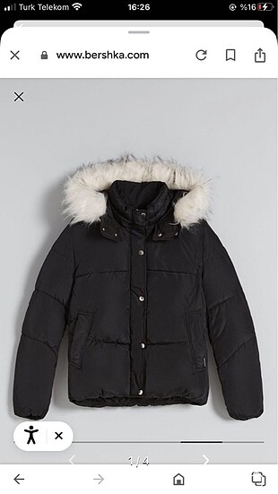 bershka şişme mont