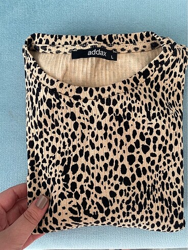 Leopar desenli body
