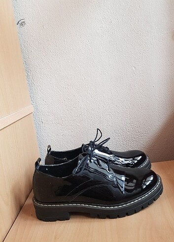 38 Beden siyah Renk Siyah Rugan Ayakkabı
