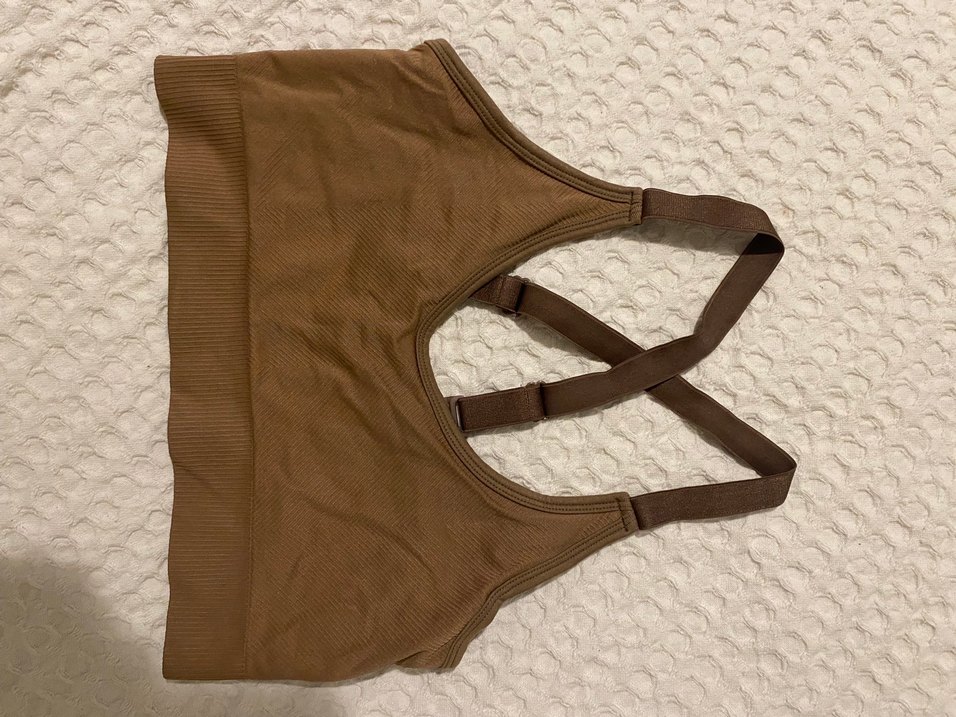 Bej Spor Sütyeni, Çapraz Askılı - Görsel 2