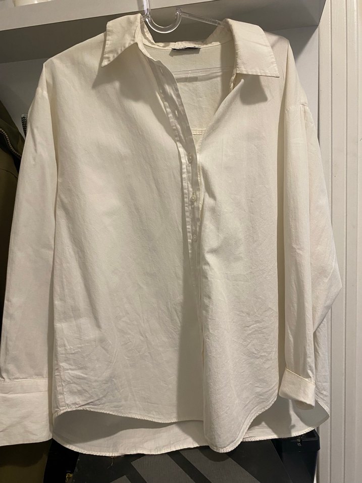 Addax Düğmeli BeyazGömlek - Görsel 2