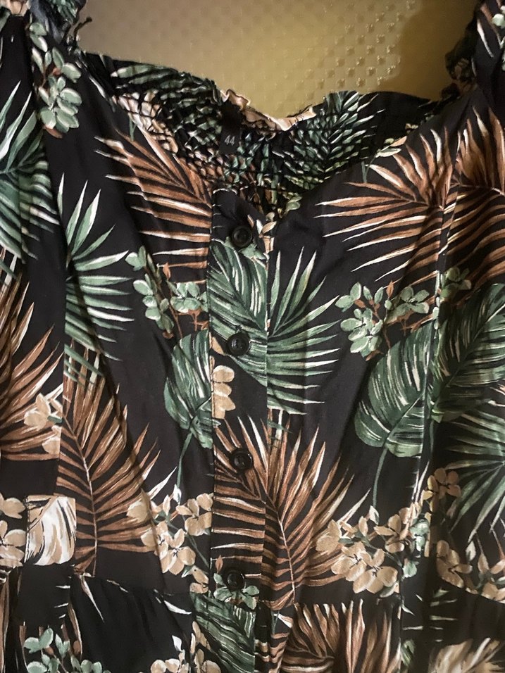 Bohem Kısa Kollu Uzun Elbise - Görsel 5