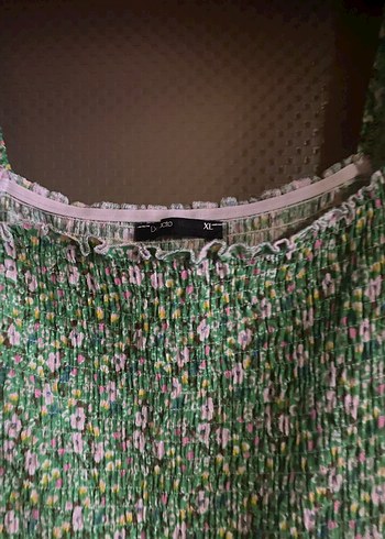 Yeşil Bohem Uzun Kadın Elbise - Görsel 5