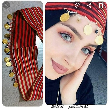 Trabzon yöresel saç bandanası