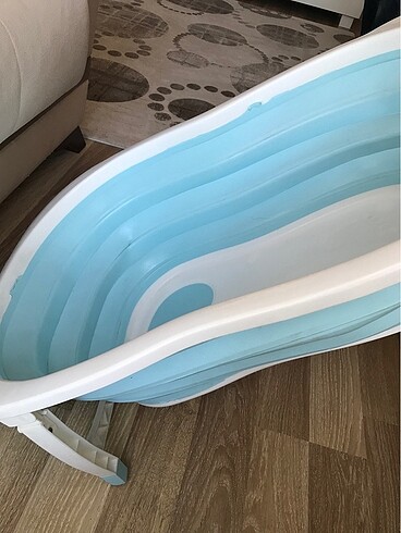  Beden mavi Renk Katlanabilir bebek banyo küvet