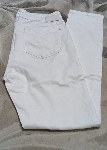 Mani Jeans ADA Beyaz Kadın Pantolonu Beden 27/29