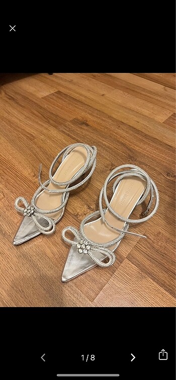 Mach&Mach taşlı stiletto ayakkabı