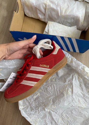 Kırmızı Adidas Gazelle Spor Ayakkabı