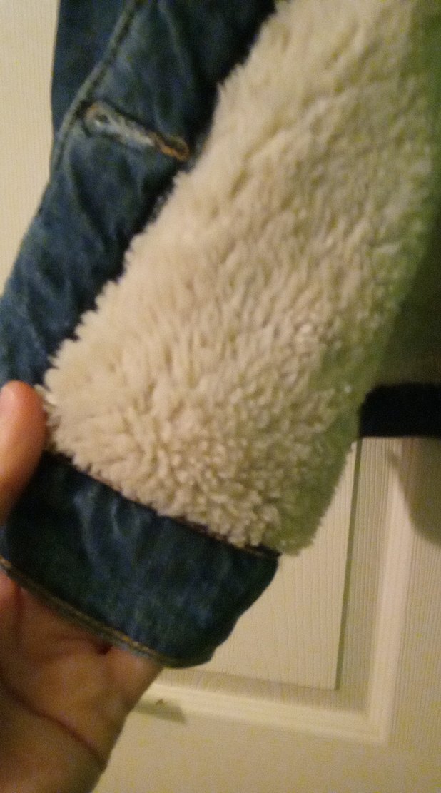 Düğmeli Uzun Kollu Kot Ceket - Görsel 2