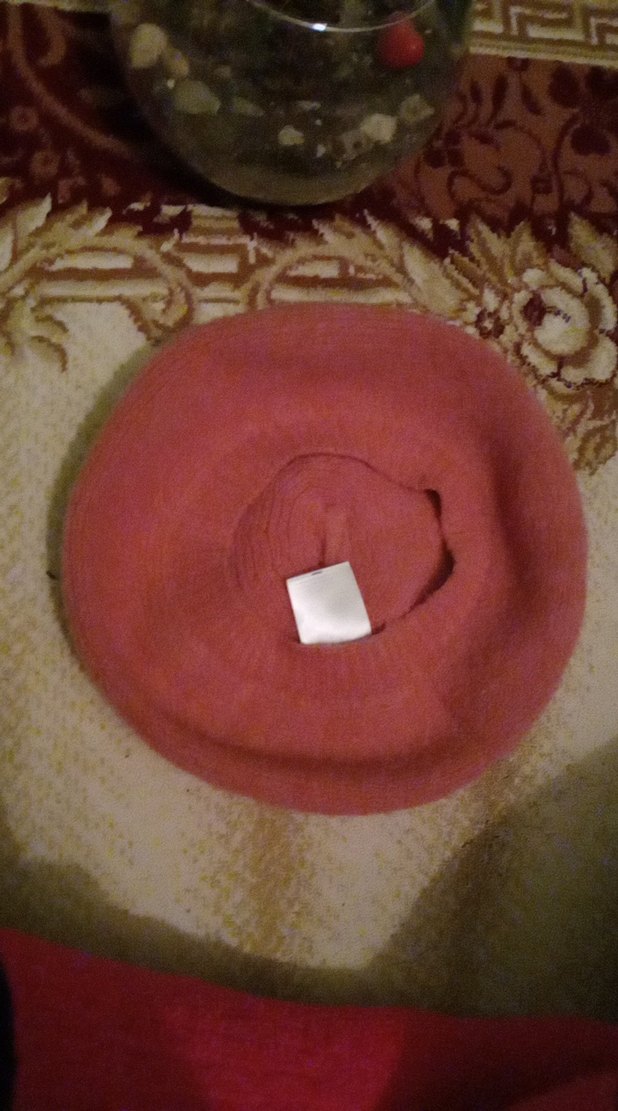 Pembe Yün Örgü Kadın Bere - Görsel 3