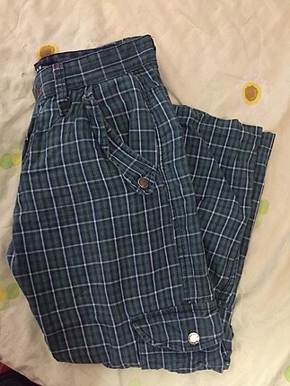Vintage ekose pantolon