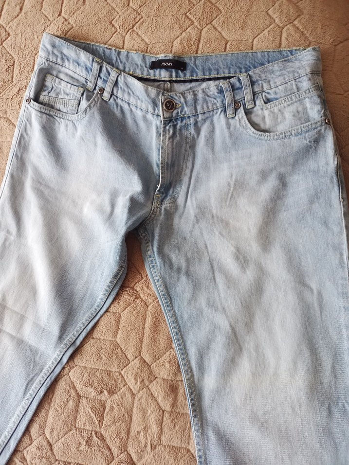 Avva Mavi Regular Fit Denim Erkek Pantolon - Görsel 3