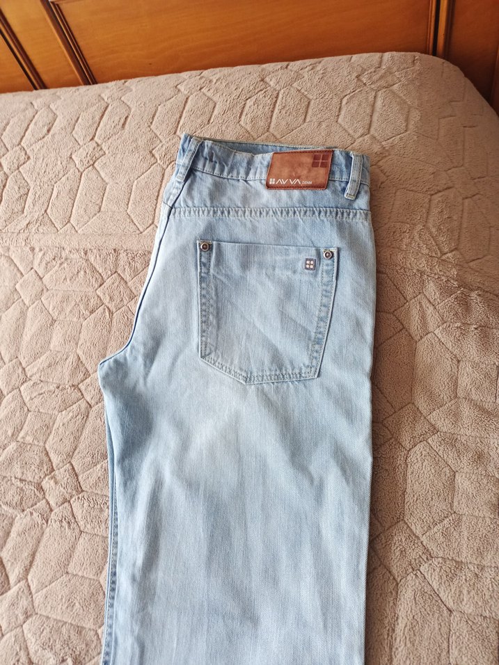 Avva Mavi Regular Fit Denim Erkek Pantolon - Görsel 4