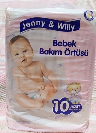 Jenny ve Willy bebek bakım örtüsü 